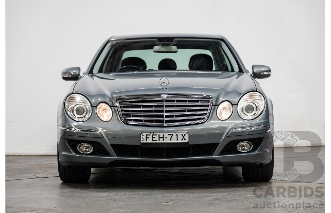 01/2008 Mercedes Benz E280 Elegance 211 MY07 Upgrade 4D Sedan Perlite Grey Metallic V6 3.0L