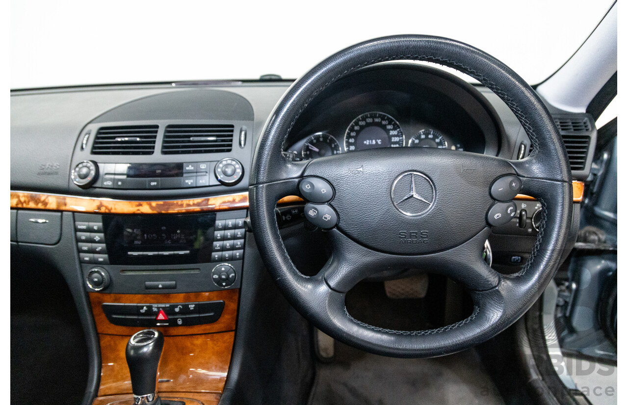 01/2008 Mercedes Benz E280 Elegance 211 MY07 Upgrade 4D Sedan Perlite Grey Metallic V6 3.0L