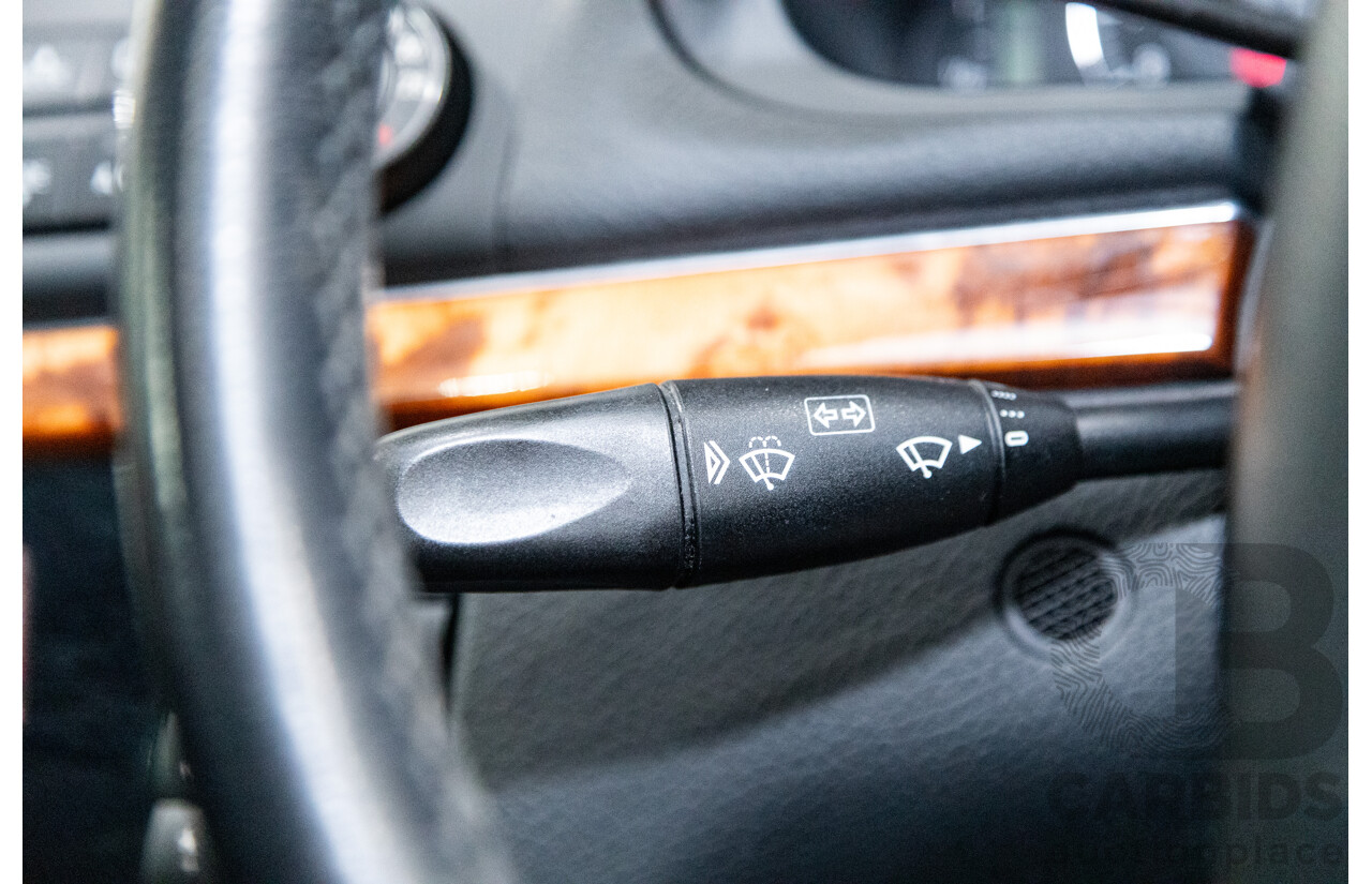 01/2008 Mercedes Benz E280 Elegance 211 MY07 Upgrade 4D Sedan Perlite Grey Metallic V6 3.0L