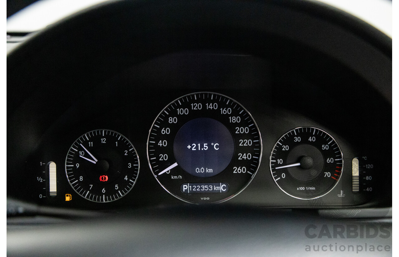 01/2008 Mercedes Benz E280 Elegance 211 MY07 Upgrade 4D Sedan Perlite Grey Metallic V6 3.0L