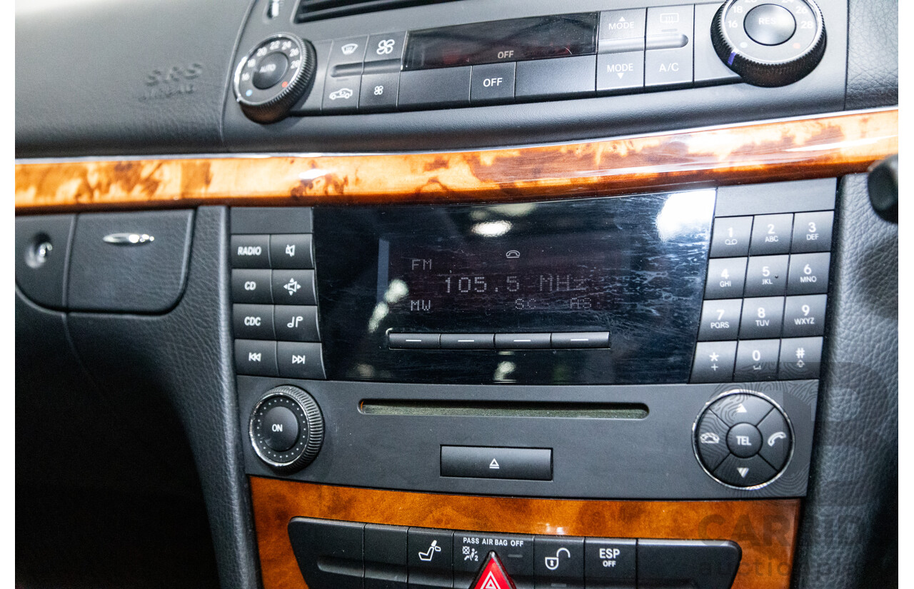 01/2008 Mercedes Benz E280 Elegance 211 MY07 Upgrade 4D Sedan Perlite Grey Metallic V6 3.0L