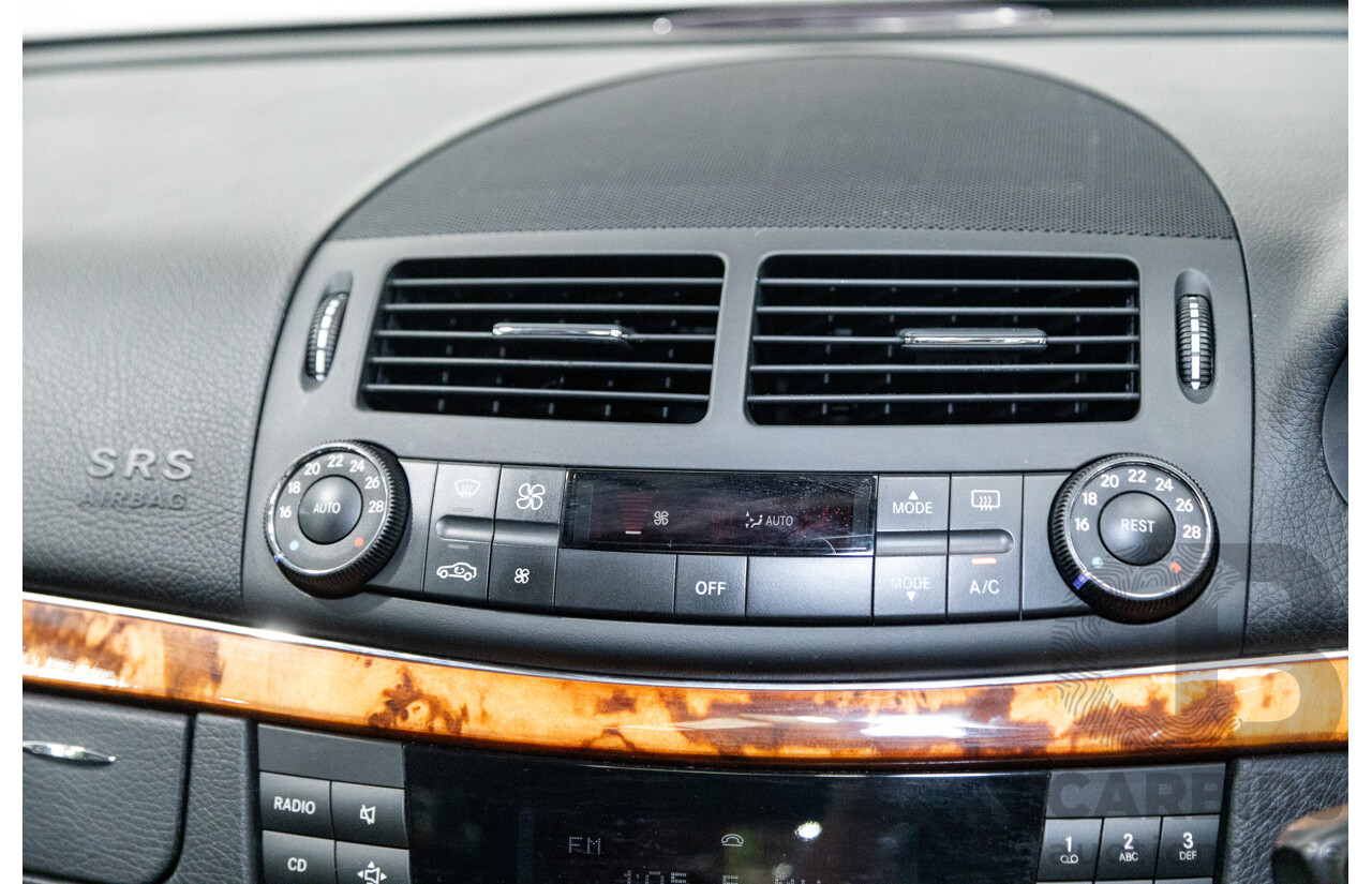 01/2008 Mercedes Benz E280 Elegance 211 MY07 Upgrade 4D Sedan Perlite Grey Metallic V6 3.0L