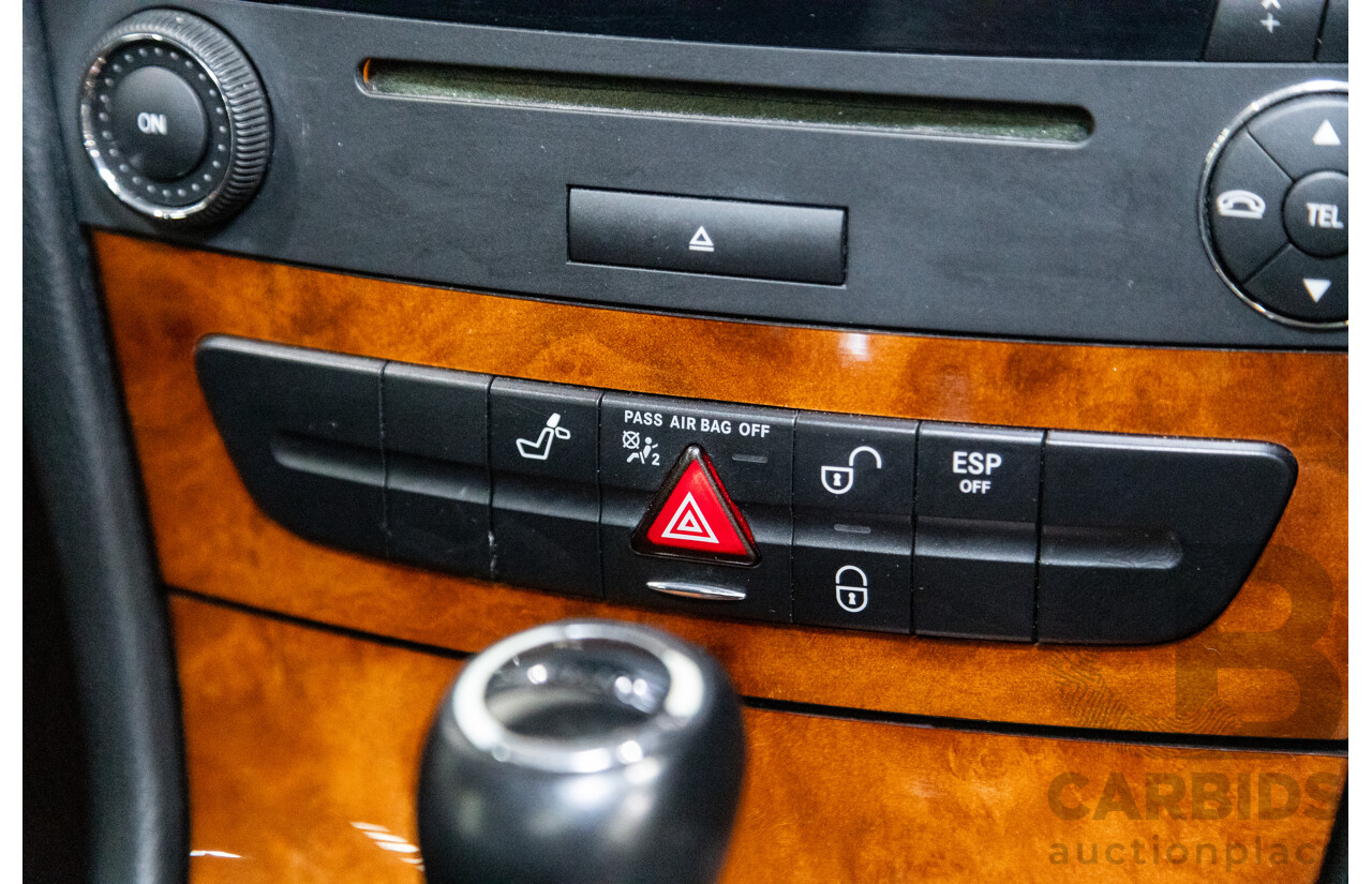 01/2008 Mercedes Benz E280 Elegance 211 MY07 Upgrade 4D Sedan Perlite Grey Metallic V6 3.0L