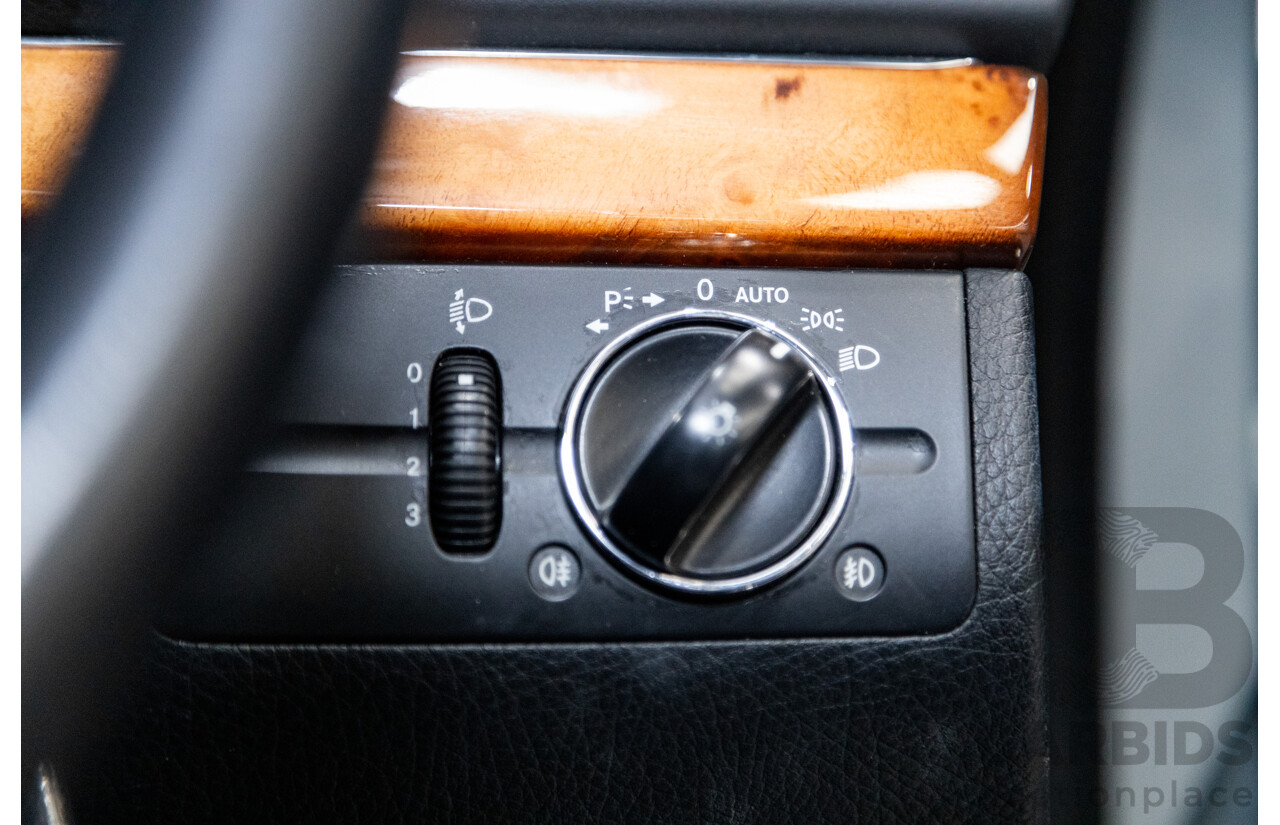 01/2008 Mercedes Benz E280 Elegance 211 MY07 Upgrade 4D Sedan Perlite Grey Metallic V6 3.0L