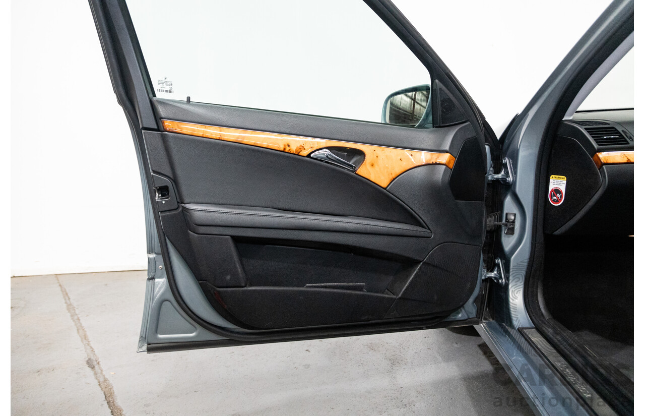 01/2008 Mercedes Benz E280 Elegance 211 MY07 Upgrade 4D Sedan Perlite Grey Metallic V6 3.0L