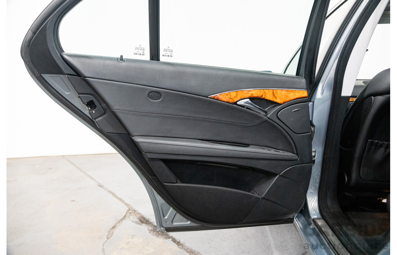 01/2008 Mercedes Benz E280 Elegance 211 MY07 Upgrade 4D Sedan Perlite Grey Metallic V6 3.0L