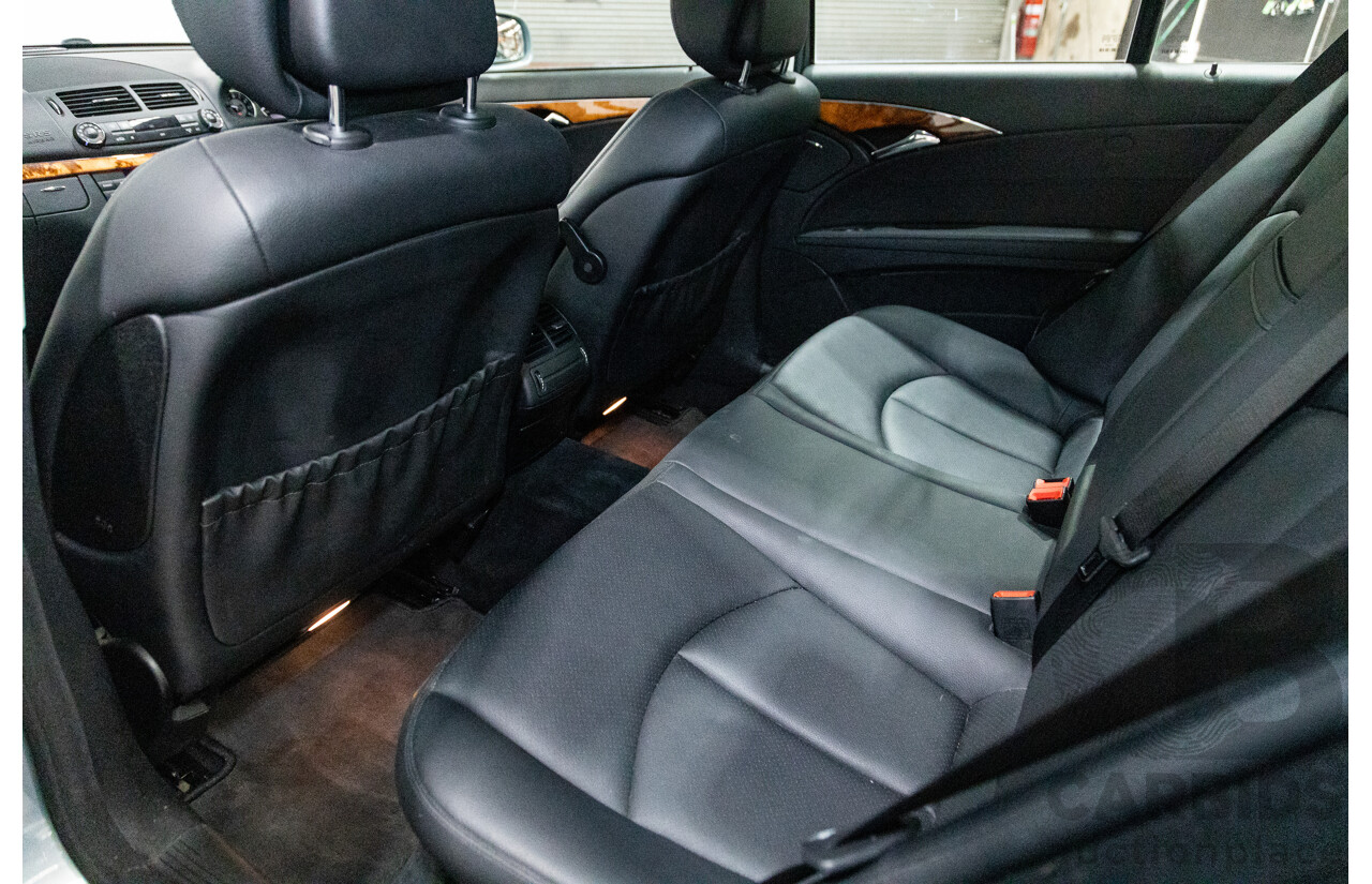 01/2008 Mercedes Benz E280 Elegance 211 MY07 Upgrade 4D Sedan Perlite Grey Metallic V6 3.0L