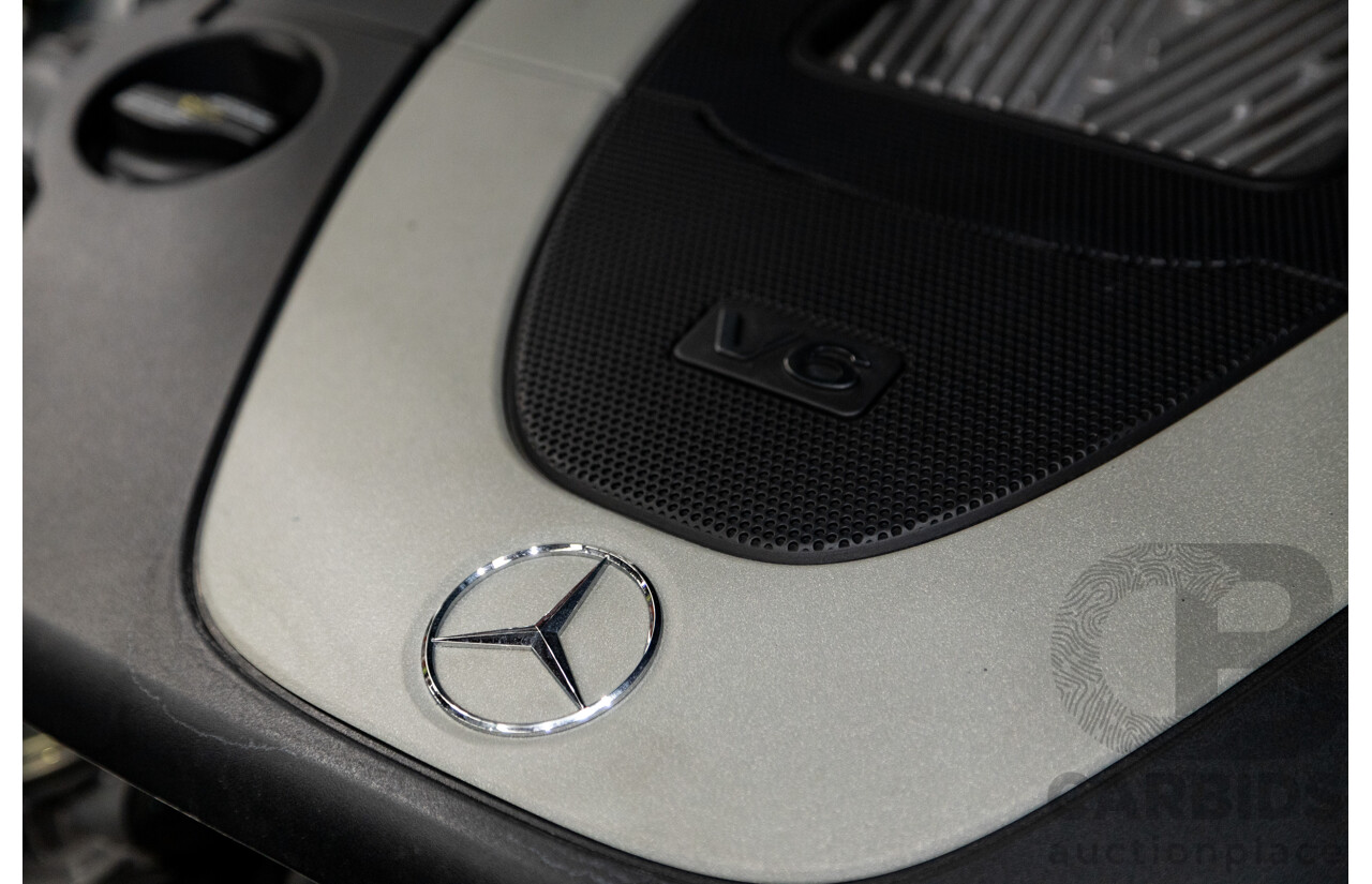 01/2008 Mercedes Benz E280 Elegance 211 MY07 Upgrade 4D Sedan Perlite Grey Metallic V6 3.0L