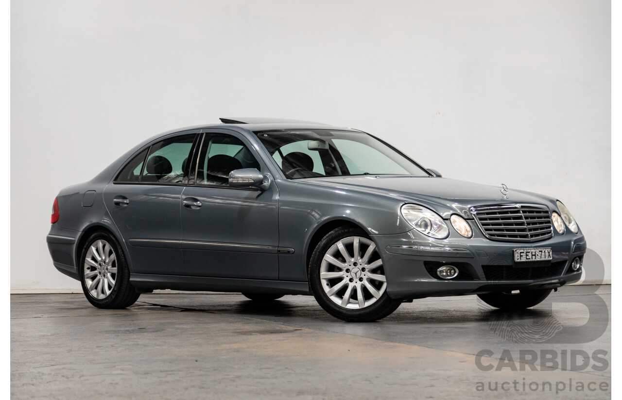 01/2008 Mercedes Benz E280 Elegance 211 MY07 Upgrade 4D Sedan Perlite Grey Metallic V6 3.0L