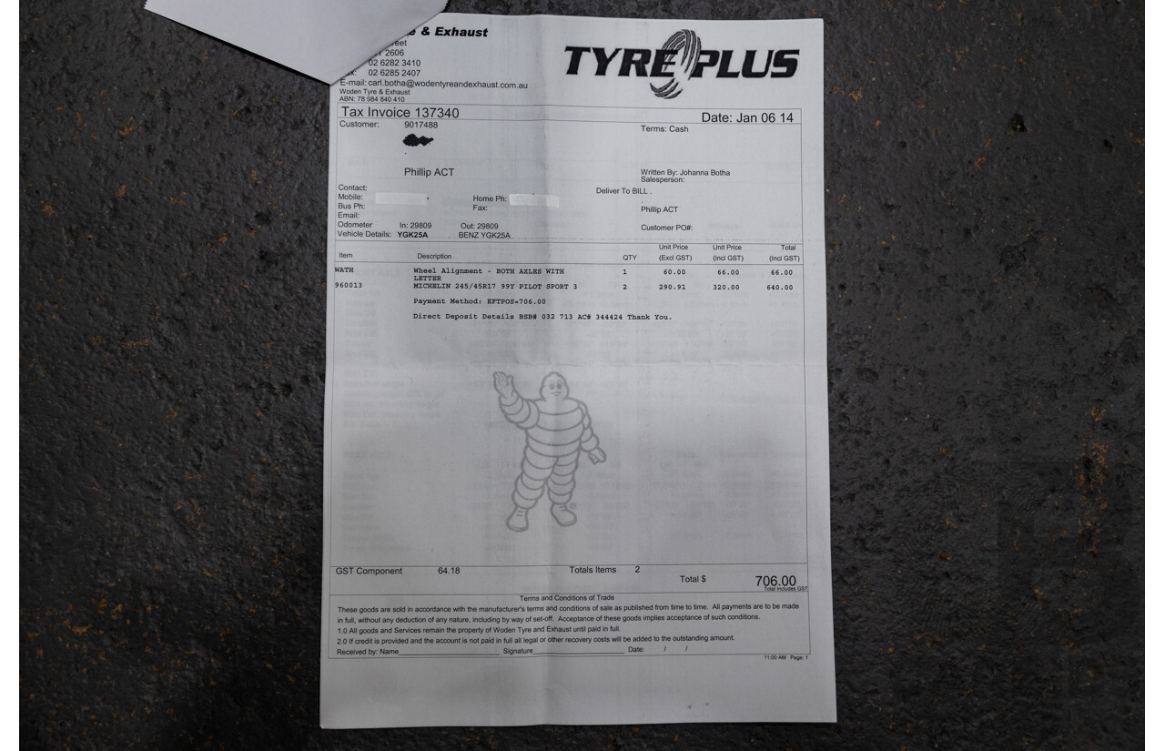 01/2008 Mercedes Benz E280 Elegance 211 MY07 Upgrade 4D Sedan Perlite Grey Metallic V6 3.0L