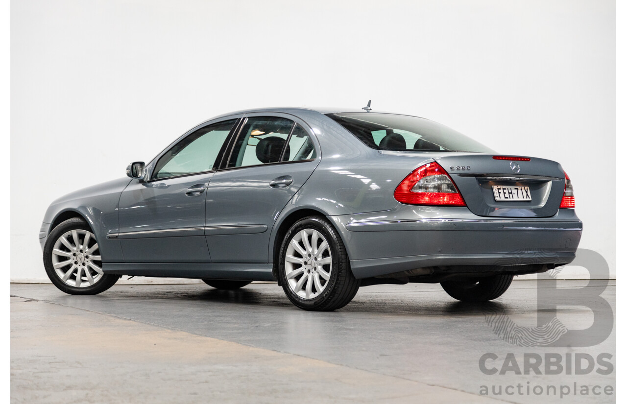 01/2008 Mercedes Benz E280 Elegance 211 MY07 Upgrade 4D Sedan Perlite Grey Metallic V6 3.0L