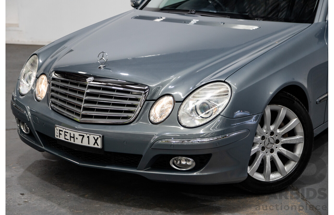 01/2008 Mercedes Benz E280 Elegance 211 MY07 Upgrade 4D Sedan Perlite Grey Metallic V6 3.0L