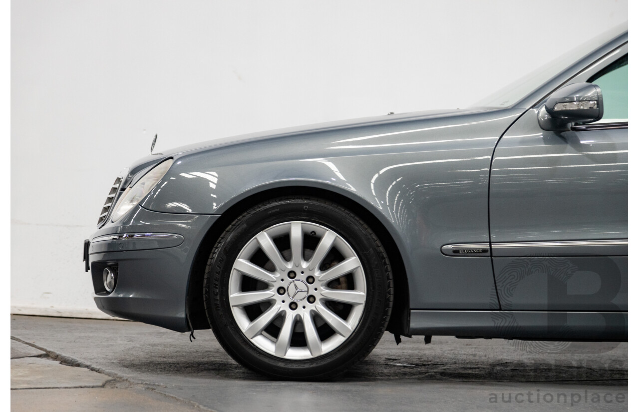 01/2008 Mercedes Benz E280 Elegance 211 MY07 Upgrade 4D Sedan Perlite Grey Metallic V6 3.0L