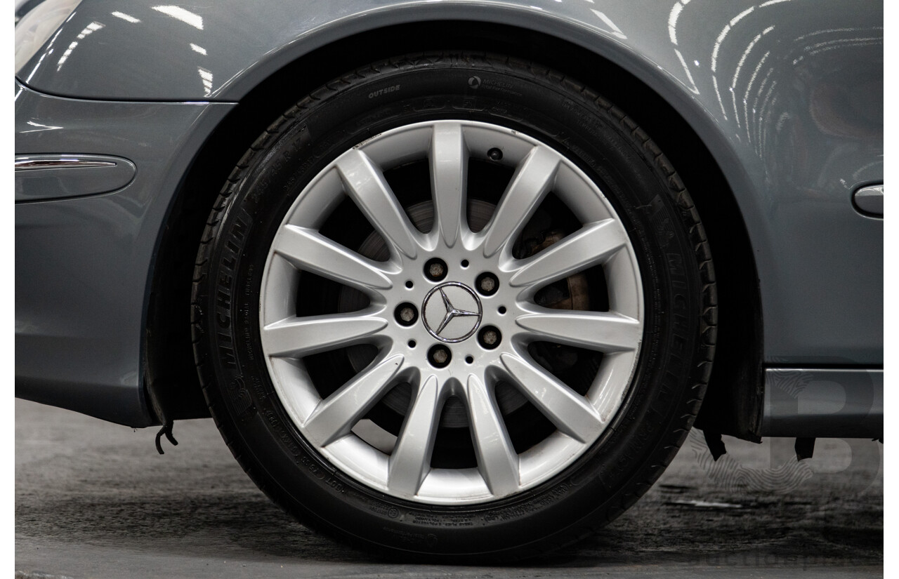 01/2008 Mercedes Benz E280 Elegance 211 MY07 Upgrade 4D Sedan Perlite Grey Metallic V6 3.0L