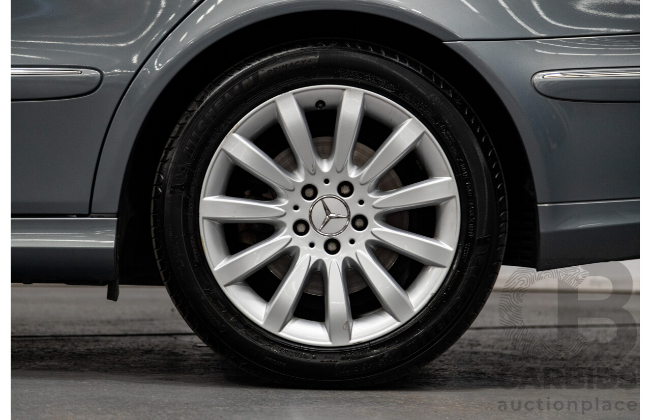 01/2008 Mercedes Benz E280 Elegance 211 MY07 Upgrade 4D Sedan Perlite Grey Metallic V6 3.0L