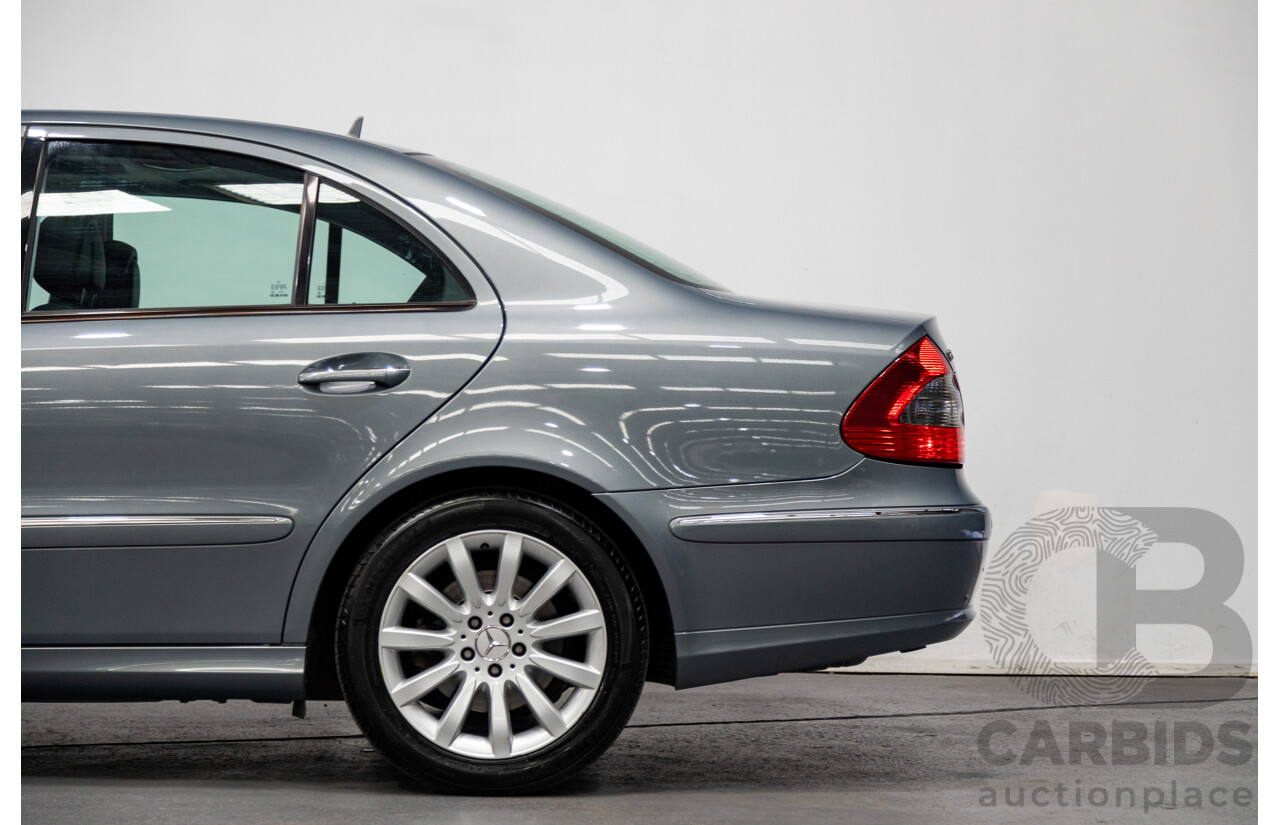 01/2008 Mercedes Benz E280 Elegance 211 MY07 Upgrade 4D Sedan Perlite Grey Metallic V6 3.0L