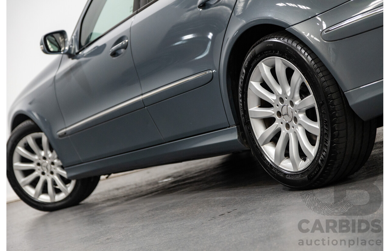 01/2008 Mercedes Benz E280 Elegance 211 MY07 Upgrade 4D Sedan Perlite Grey Metallic V6 3.0L