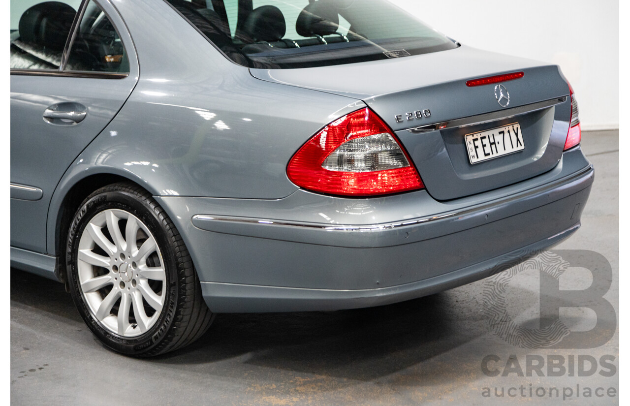 01/2008 Mercedes Benz E280 Elegance 211 MY07 Upgrade 4D Sedan Perlite Grey Metallic V6 3.0L