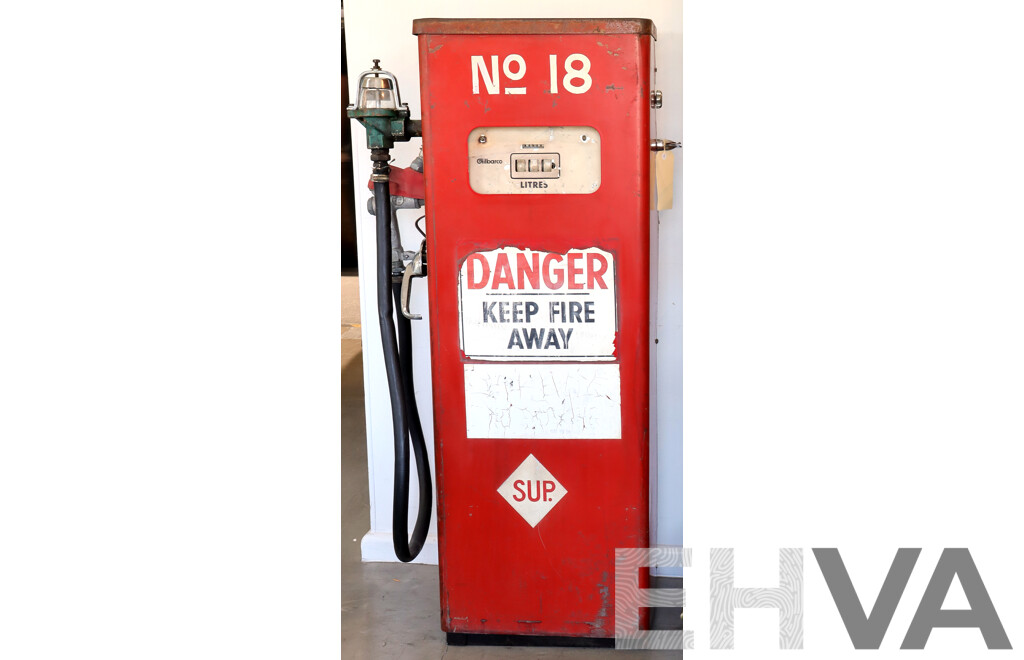 Original Gilbarco Petrol Bowser by Gilbert and Barker