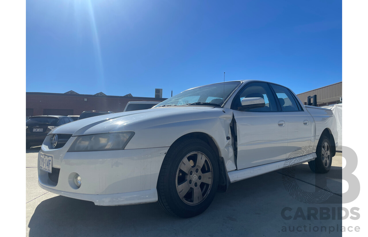  Holden Crewman S RWD VZ Crew Cab Utility White 3.6L
