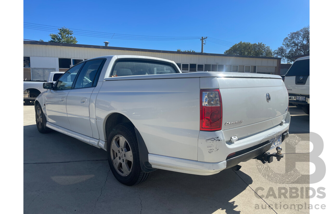  Holden Crewman S RWD VZ Crew Cab Utility White 3.6L
