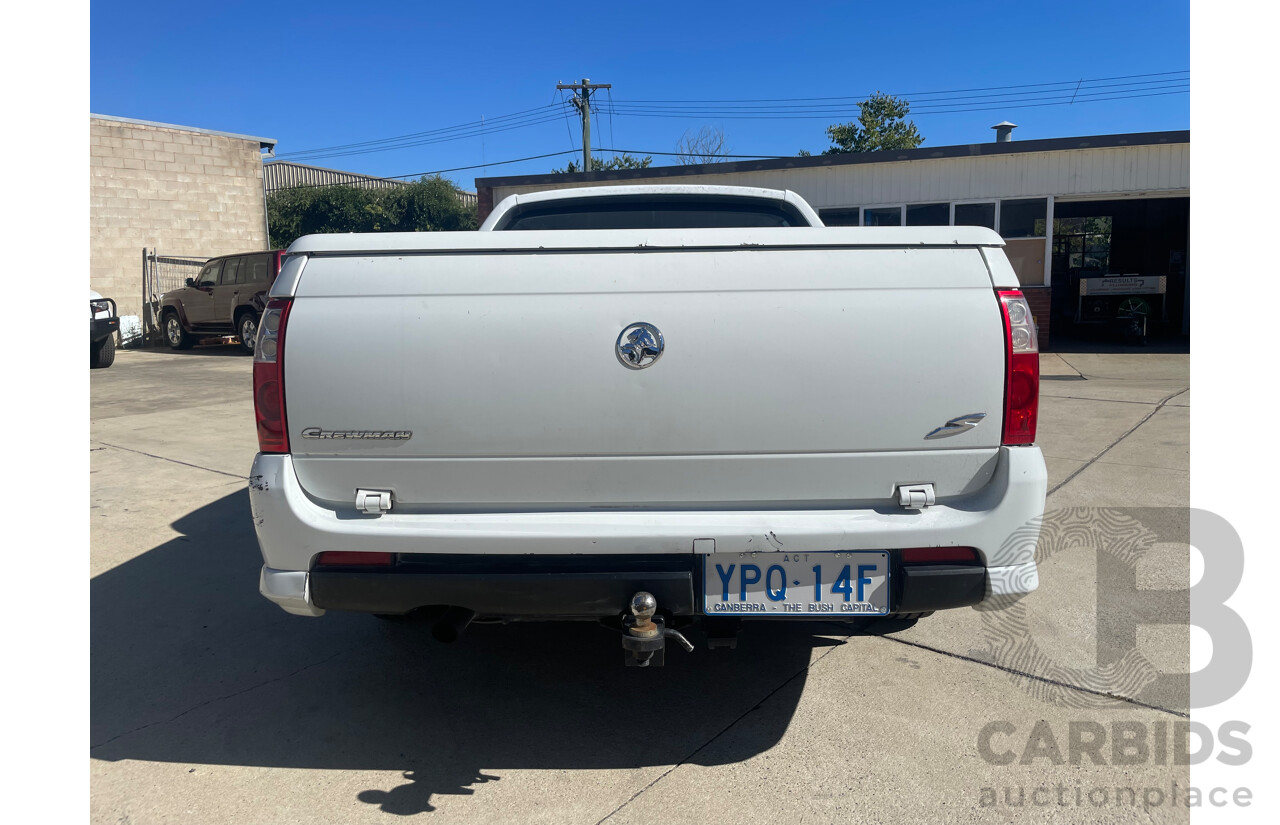 Holden Crewman S RWD VZ Crew Cab Utility White 3.6L