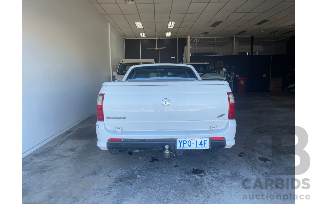  Holden Crewman S RWD VZ Crew Cab Utility White 3.6L