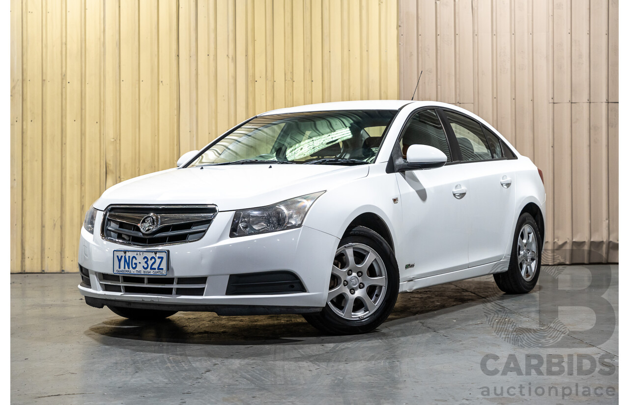05/2010 Holden Cruze CD JG 4d Sedan White 1.8L