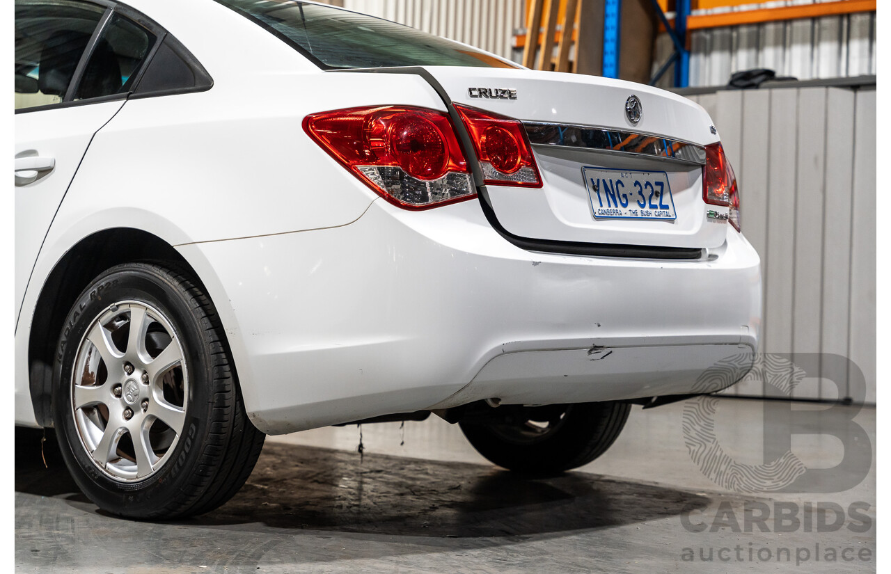 05/2010 Holden Cruze CD JG 4d Sedan White 1.8L