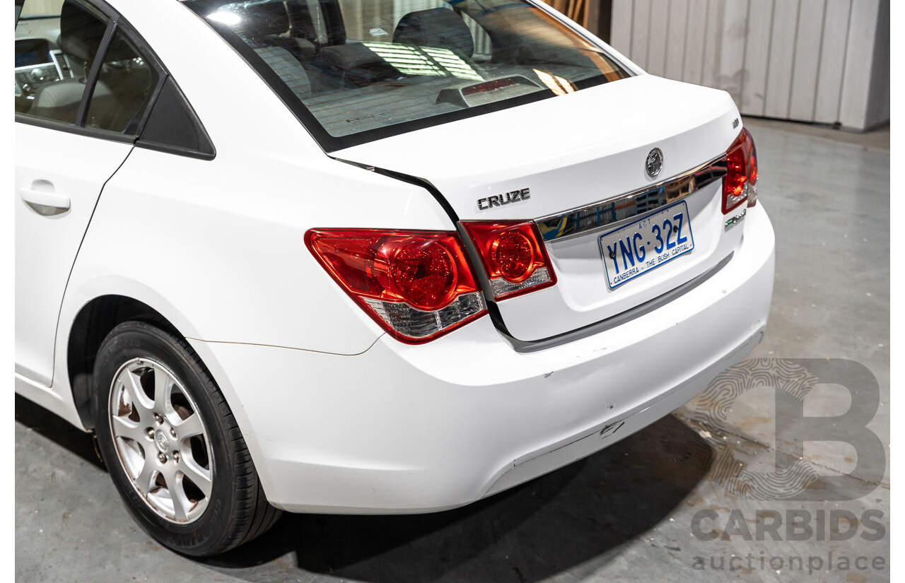 05/2010 Holden Cruze CD JG 4d Sedan White 1.8L
