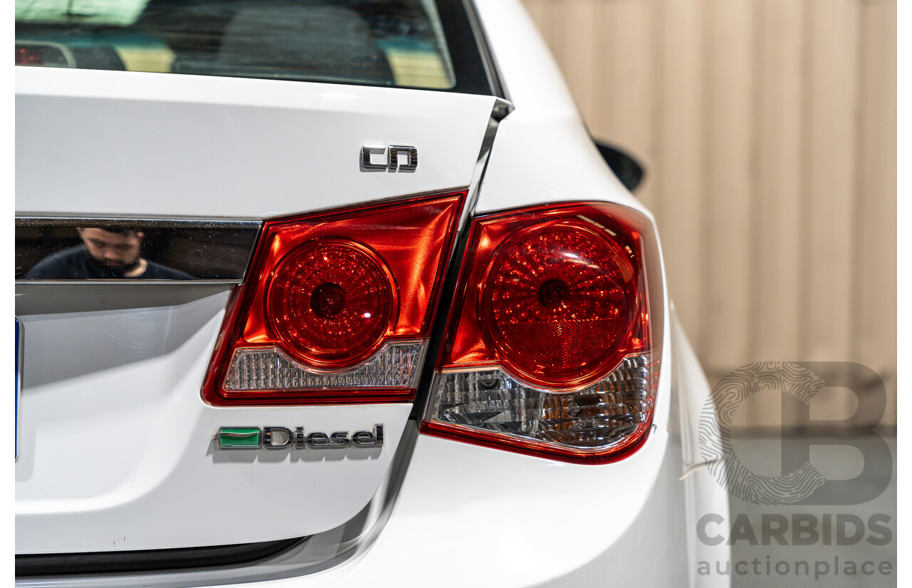 05/2010 Holden Cruze CD JG 4d Sedan White 1.8L