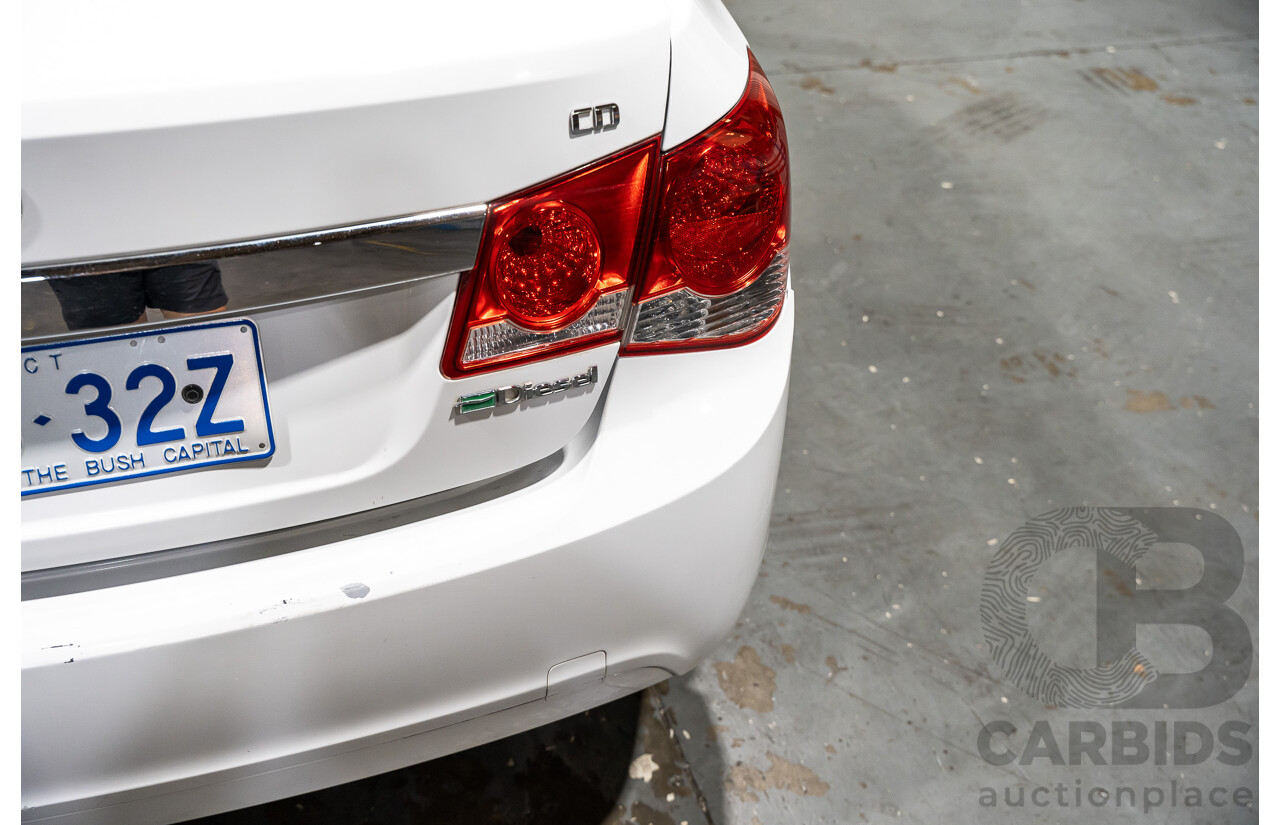 05/2010 Holden Cruze CD JG 4d Sedan White 1.8L