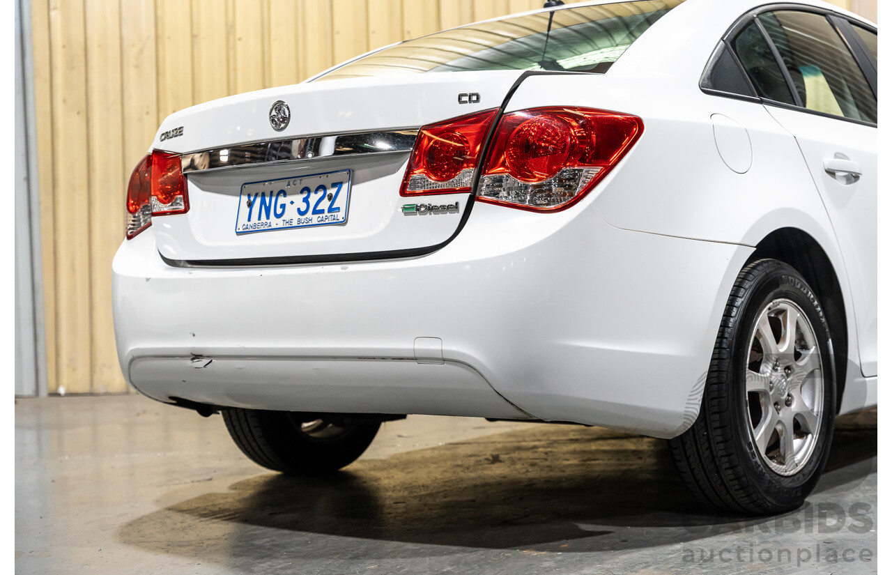 05/2010 Holden Cruze CD JG 4d Sedan White 1.8L