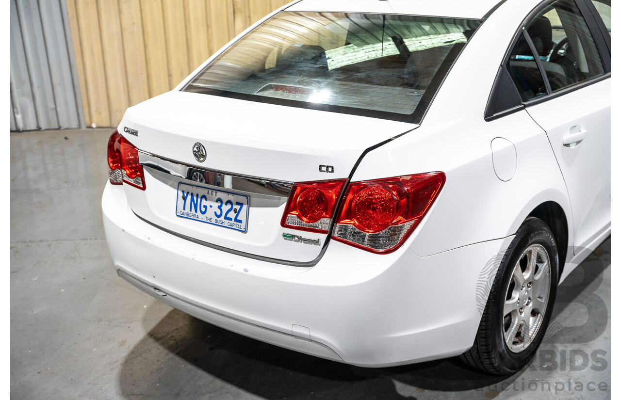 05/2010 Holden Cruze CD JG 4d Sedan White 1.8L