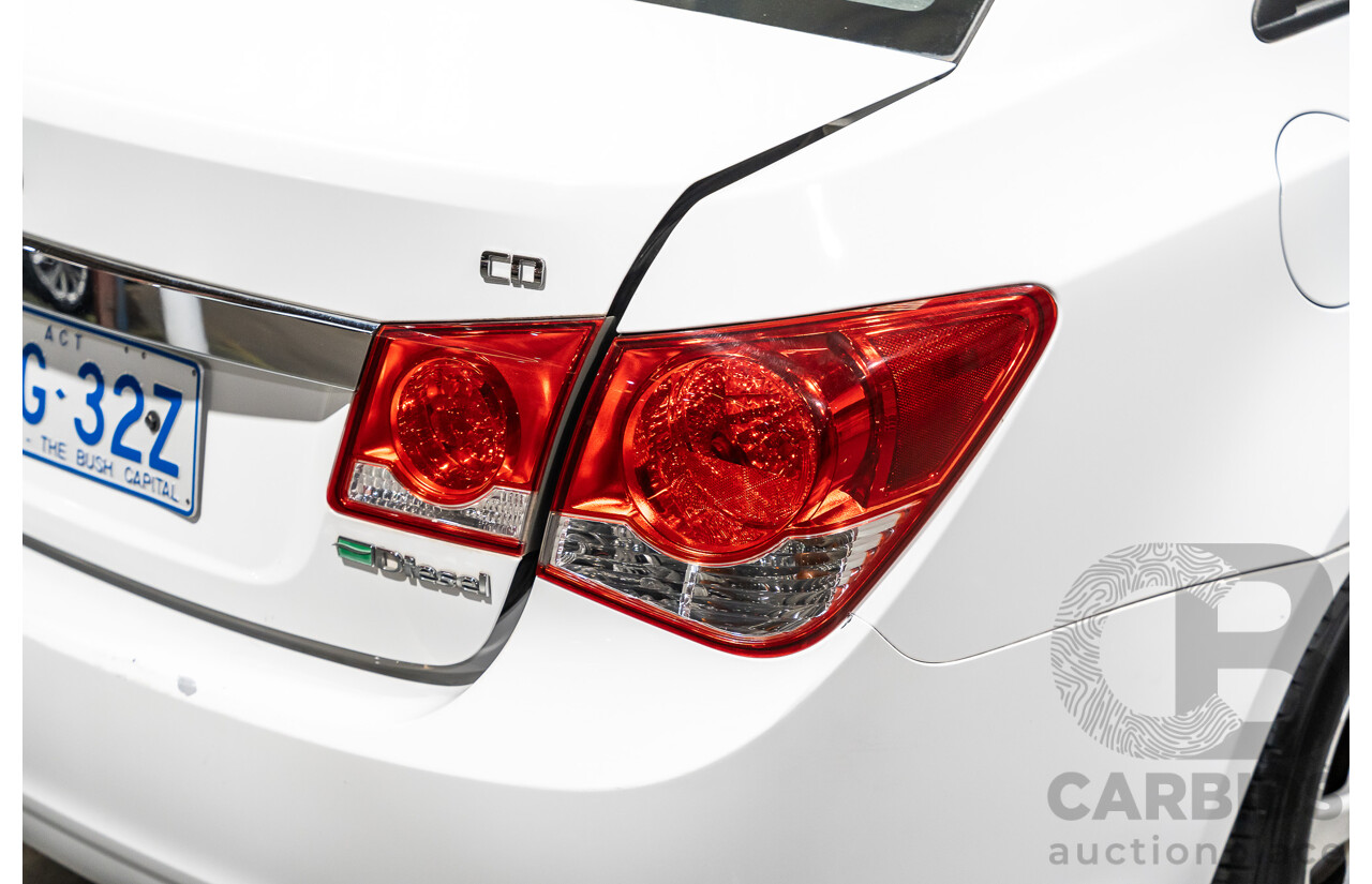 05/2010 Holden Cruze CD JG 4d Sedan White 1.8L