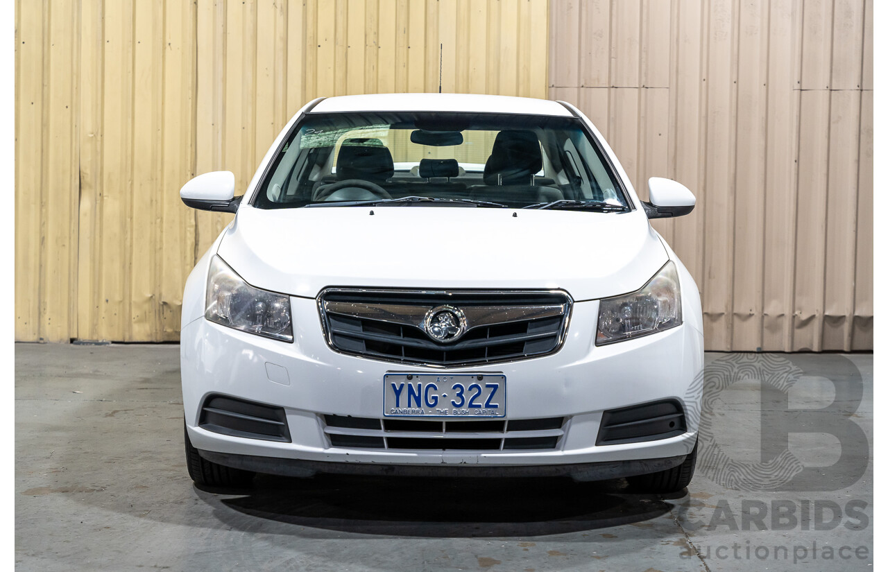 05/2010 Holden Cruze CD JG 4d Sedan White 1.8L