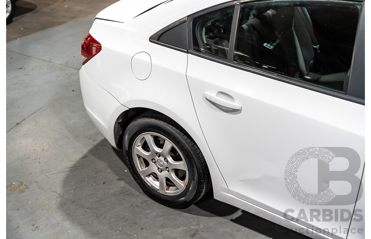 05/2010 Holden Cruze CD JG 4d Sedan White 1.8L
