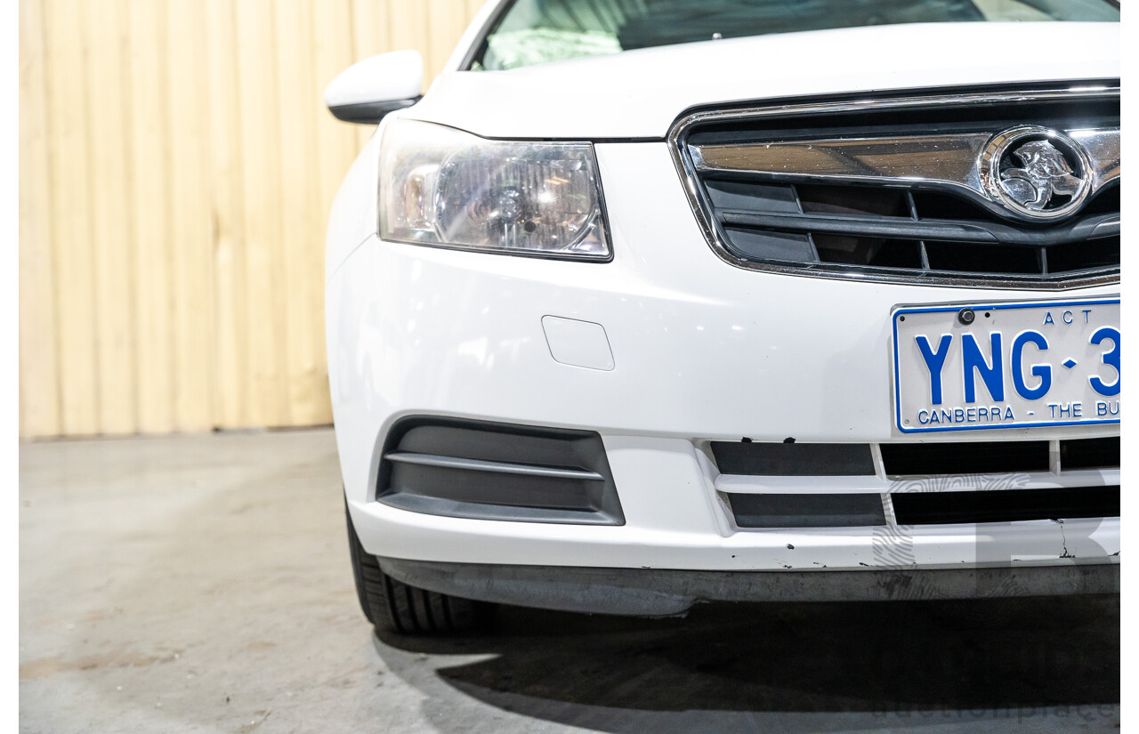 05/2010 Holden Cruze CD JG 4d Sedan White 1.8L