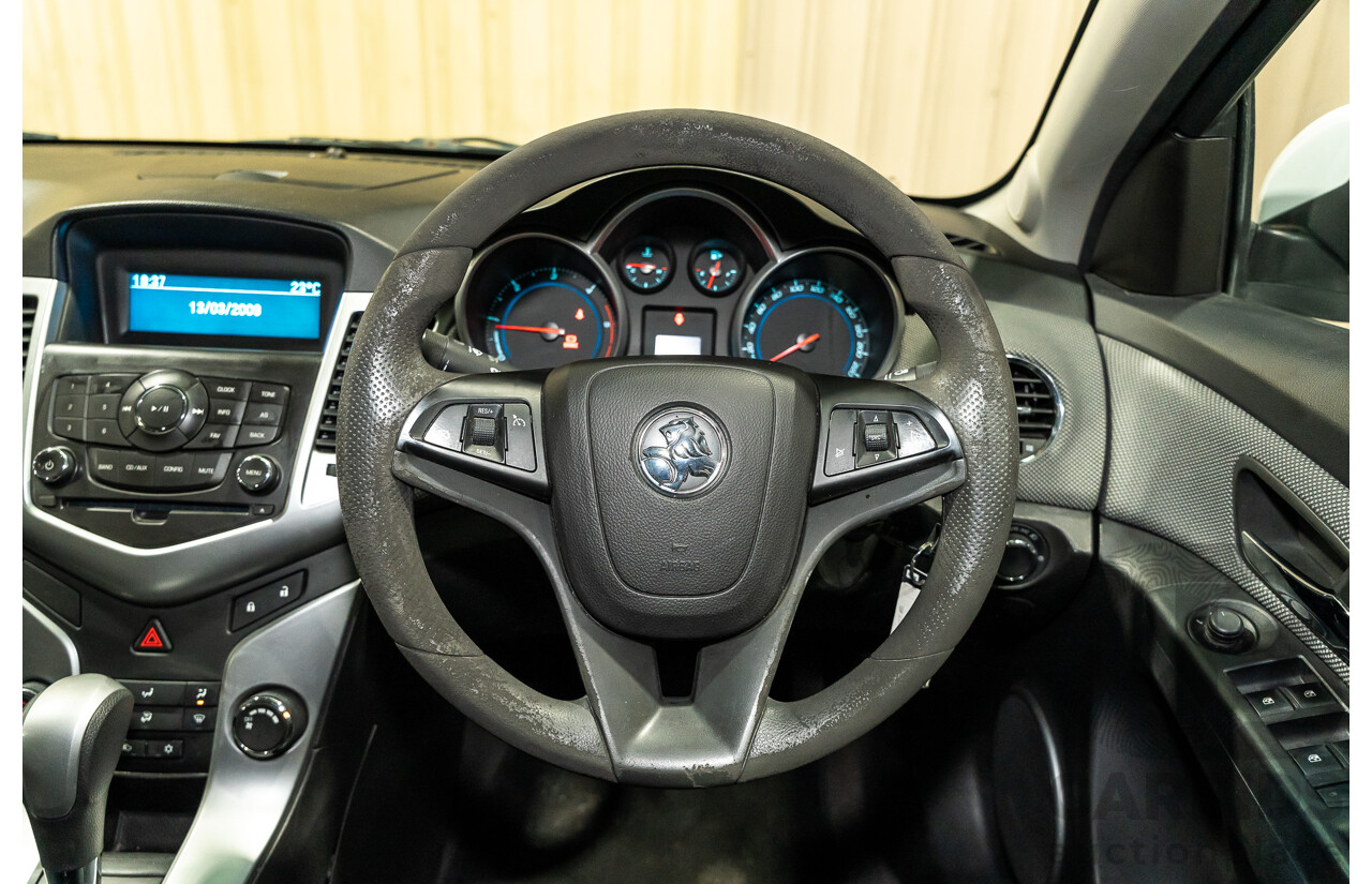 05/2010 Holden Cruze CD JG 4d Sedan White 1.8L