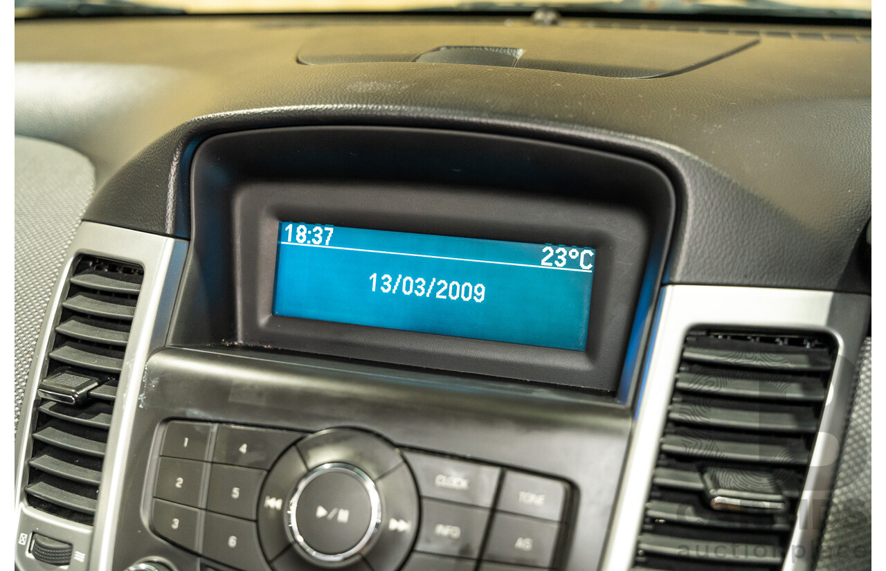 05/2010 Holden Cruze CD JG 4d Sedan White 1.8L