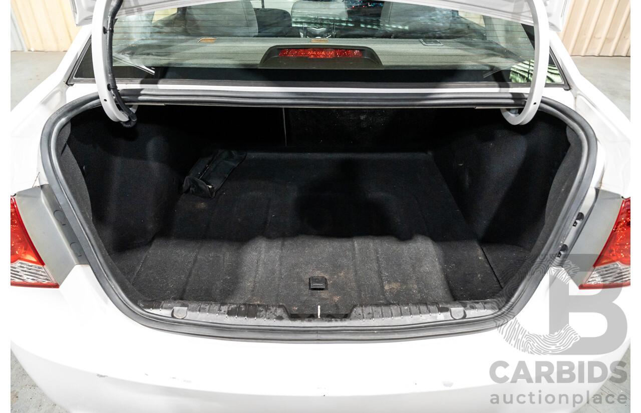 05/2010 Holden Cruze CD JG 4d Sedan White 1.8L