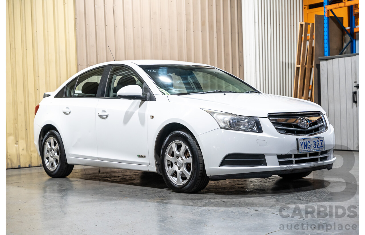 05/2010 Holden Cruze CD JG 4d Sedan White 1.8L