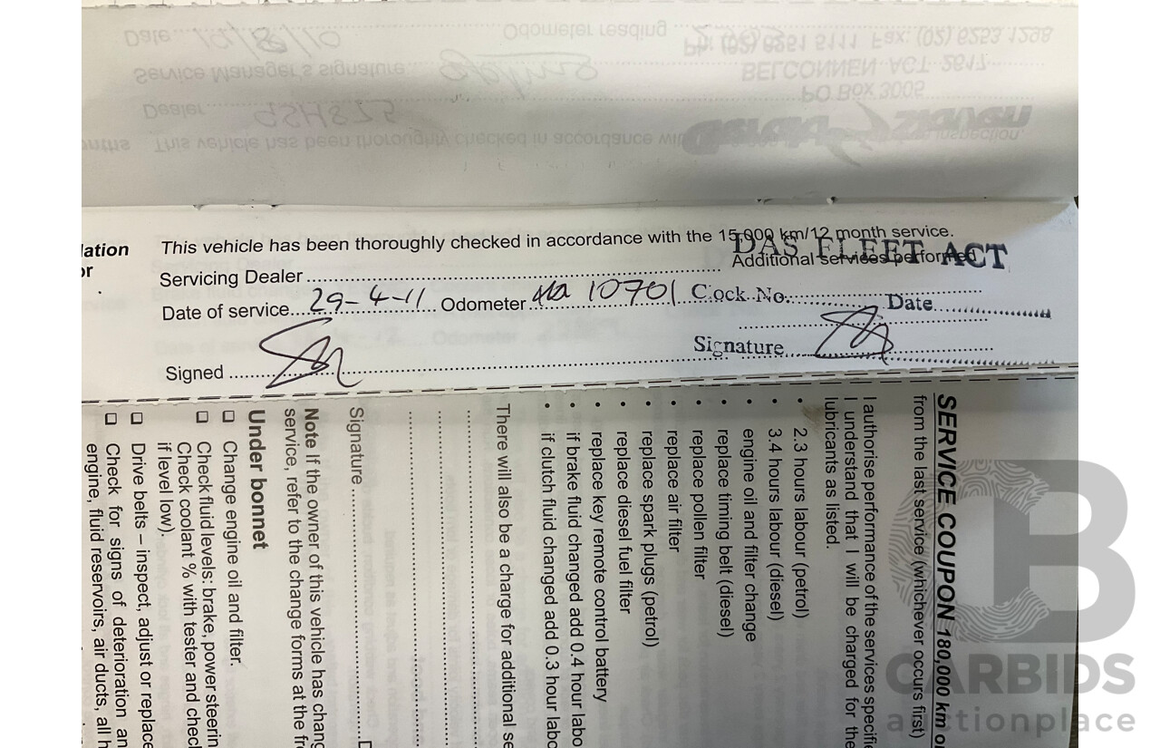 05/2010 Holden Cruze CD JG 4d Sedan White 1.8L