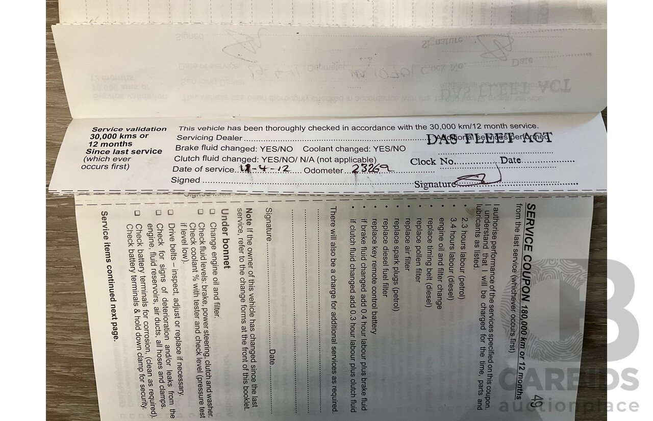 05/2010 Holden Cruze CD JG 4d Sedan White 1.8L