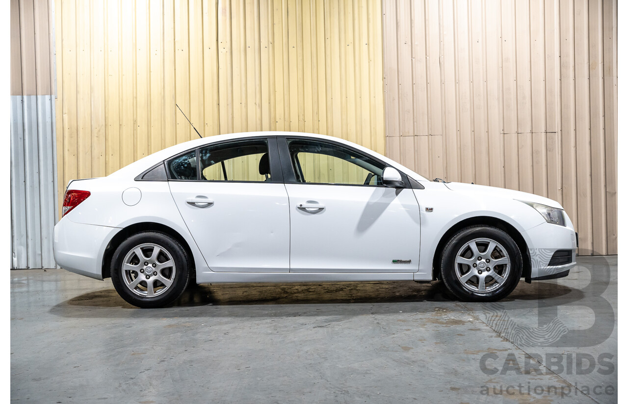 05/2010 Holden Cruze CD JG 4d Sedan White 1.8L