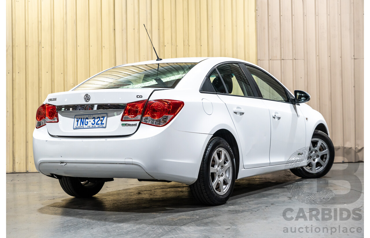 05/2010 Holden Cruze CD JG 4d Sedan White 1.8L