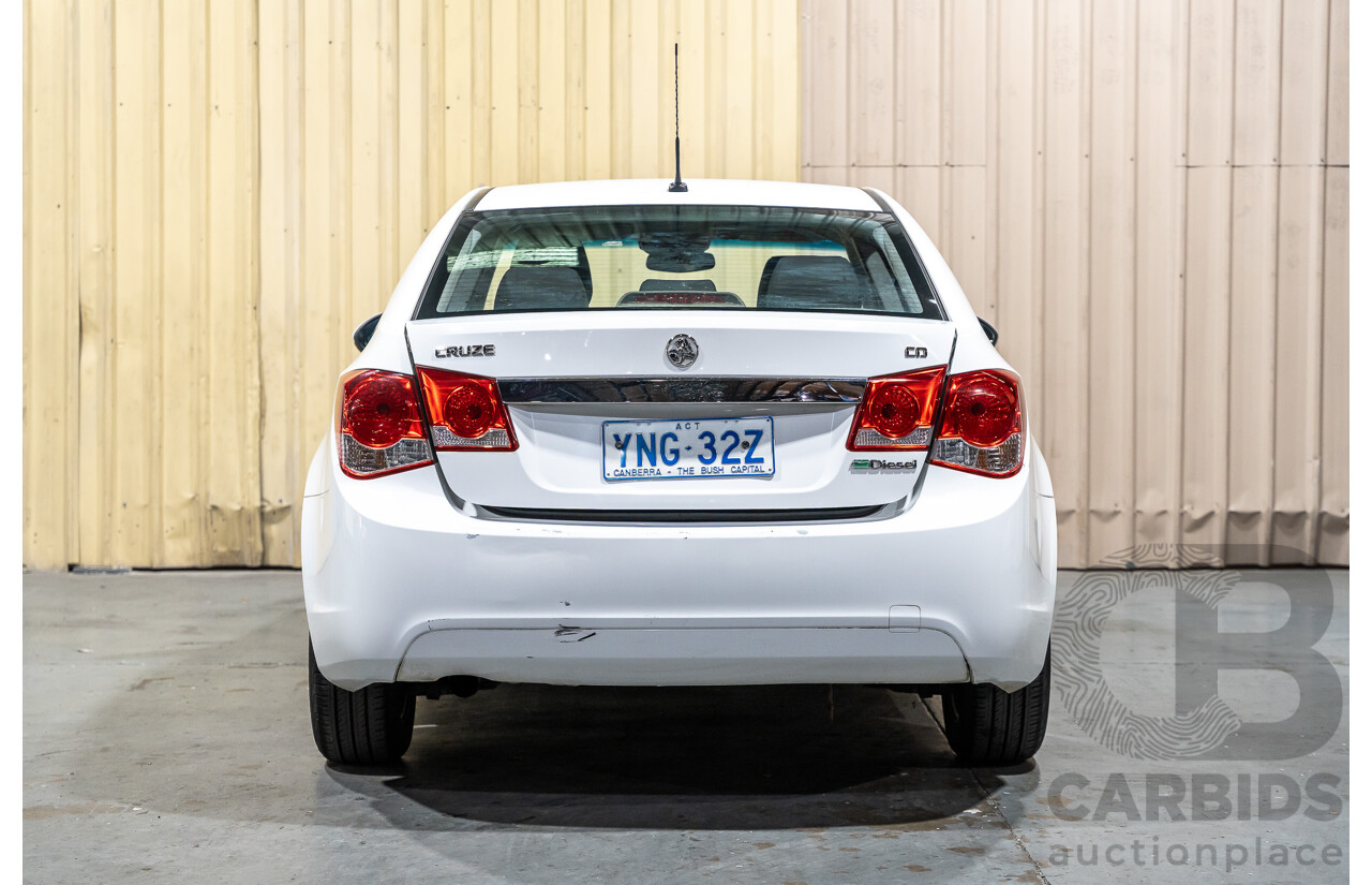 05/2010 Holden Cruze CD JG 4d Sedan White 1.8L