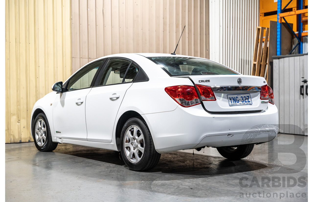 05/2010 Holden Cruze CD JG 4d Sedan White 1.8L