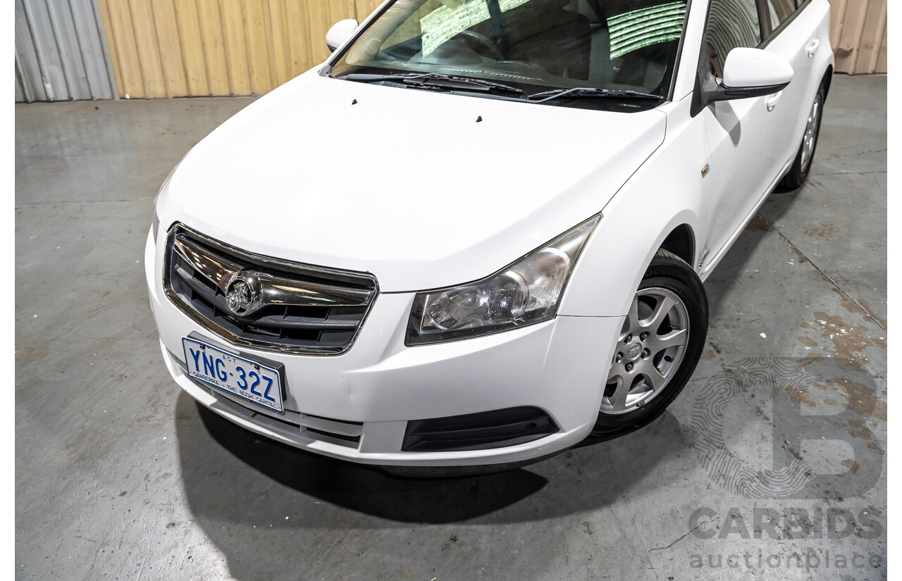 05/2010 Holden Cruze CD JG 4d Sedan White 1.8L