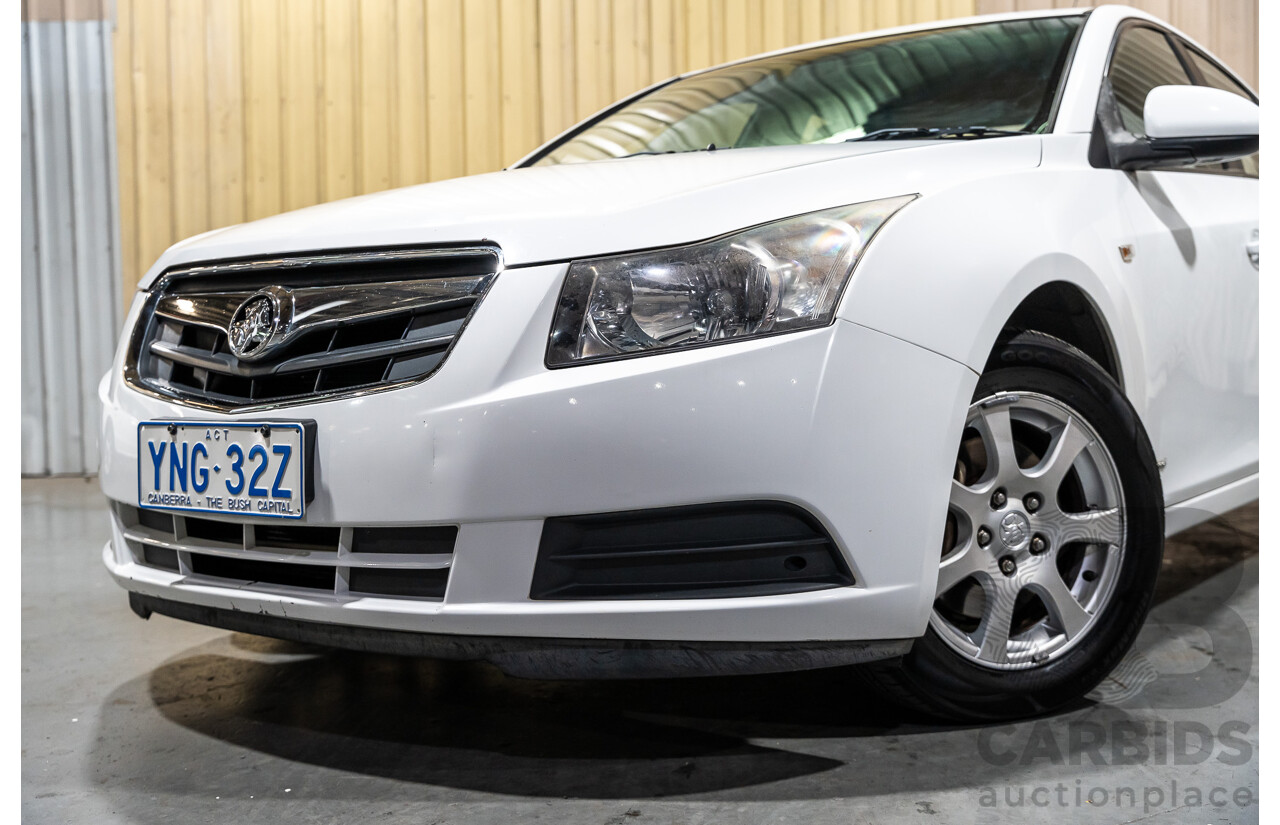 05/2010 Holden Cruze CD JG 4d Sedan White 1.8L